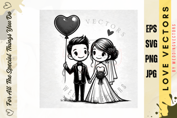 Capturing Matrimonial Magic: The C4093 Illustration Set