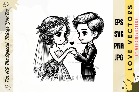 Capturing Romance: The C4007 Vector Collection for Designers