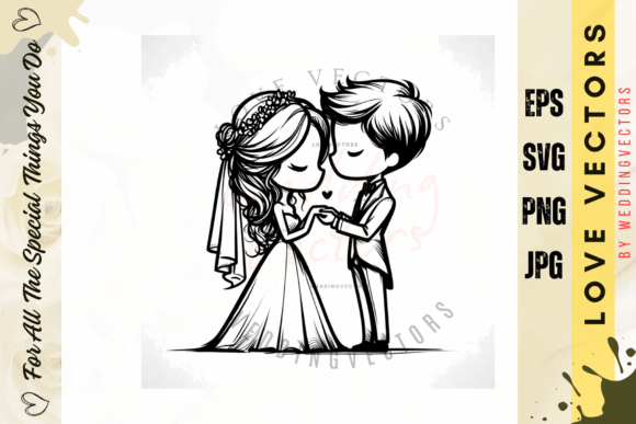Capturing Romance: The C4164 Wedding Vector Collection