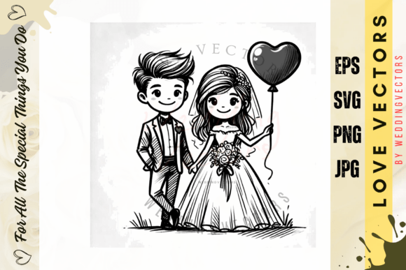 Capturing Romance: The Elegance of Luxury Fine Line Illustration