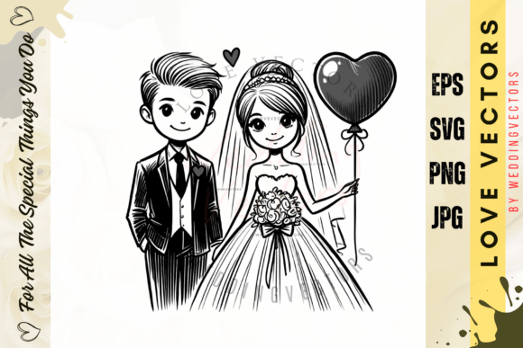 Elegance in Every Detail: The C4014 Minimal Wedding Emblem