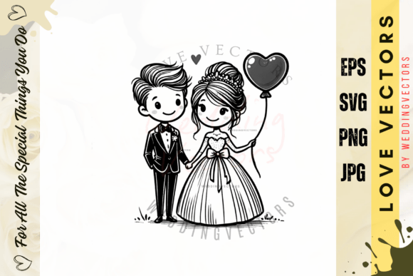 Eternal Romance: Capturing Love with Vector Art