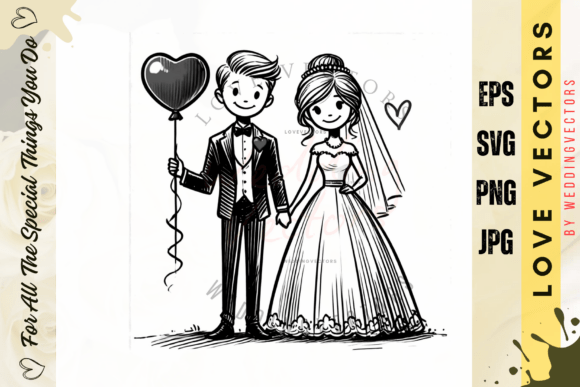 Timeless Romance in Every Detail: The C4161 Wedding Artwork
