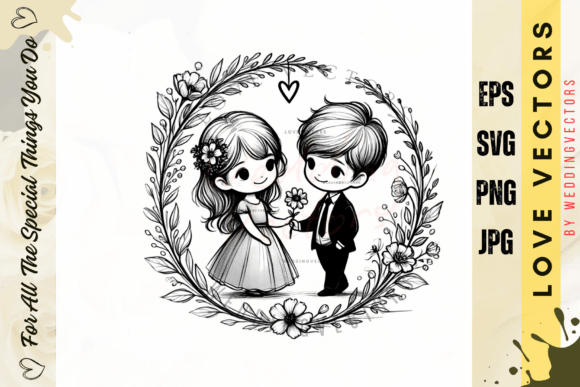 Timeless Romance: The C4211 Bridal Vector Collection