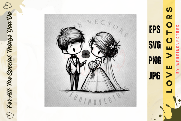 Wedding Couple and Love Vectors - C415: A Designer's Guide